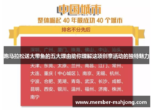 跑马拉松送大带鱼的五大理由助你理解这项创意活动的独特魅力